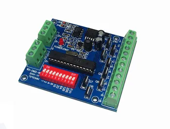 

best price 1pcs DC5V-24V Constant Voltage 8CH Easy 8channel 2groups DMX512 led dimmer Controller LED decoder for RGBW led strip