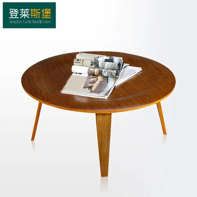 Denglai Myers Plywood Table Round Wooden Simple Wood Denglai Myers Plywood Table Round Wooden Simple Wood Coffee Designer