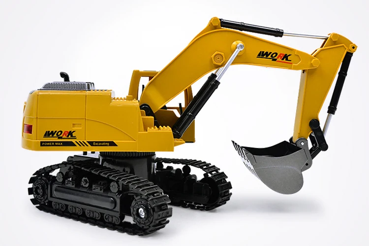 Rc Hydraulic Excavator Rc Digger 2.4Ghz 8 Channel 1:24 DIE-CAST RC Engineering Car Alloy And Plastic Excavator RTR For Kids