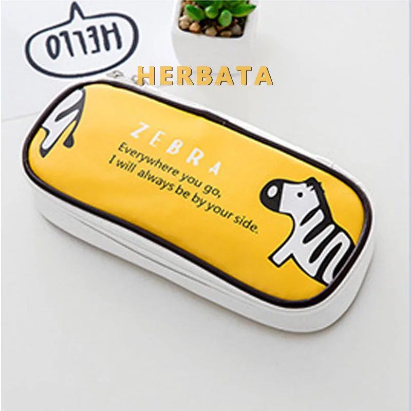 HOT kawaii School Pencil case for Girls boys Large Multifunction Cute Pencil Bag Stationery Offices School Supplies Gift