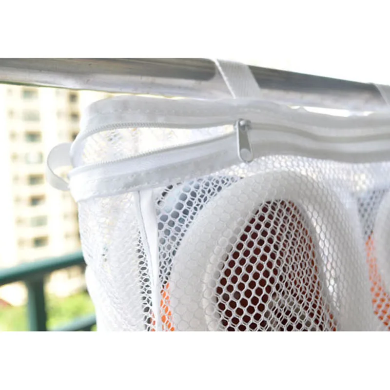 1Pcs Shoes Washing Hanging Bag Dry Sneaker Mesh Laundry Bags Home Using Clothes Washing Protect Net Wash Bag