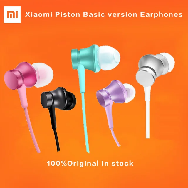 Популярные оригинальные наушники Xiaomi Piston 3 Молодежная цветная версия 5 мм 3-й бас
