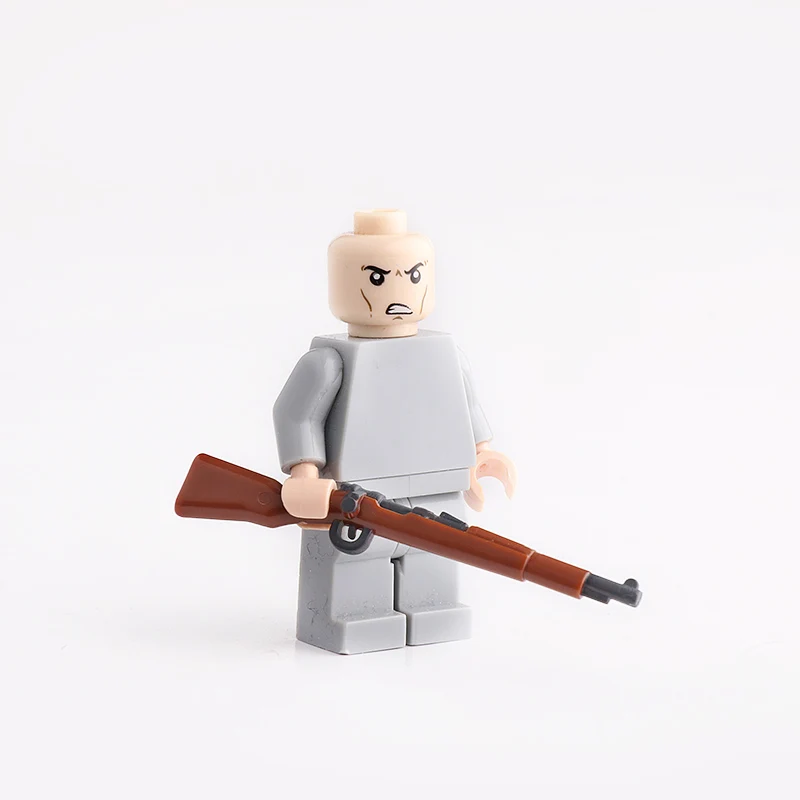 

WW2 Military German Soldier Weapons Building Blocks Army Figure Accessories Two color 98k Gun German Soldiers accessory Brickcks