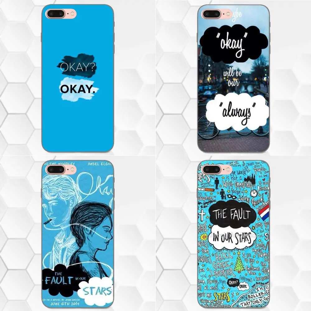 Стильный чехол из ТПУ для Apple iPhone 4 4S 5 5S SE 6 6S 7 8 Plus X XS Max XR ошибка в наших звездах кофе
