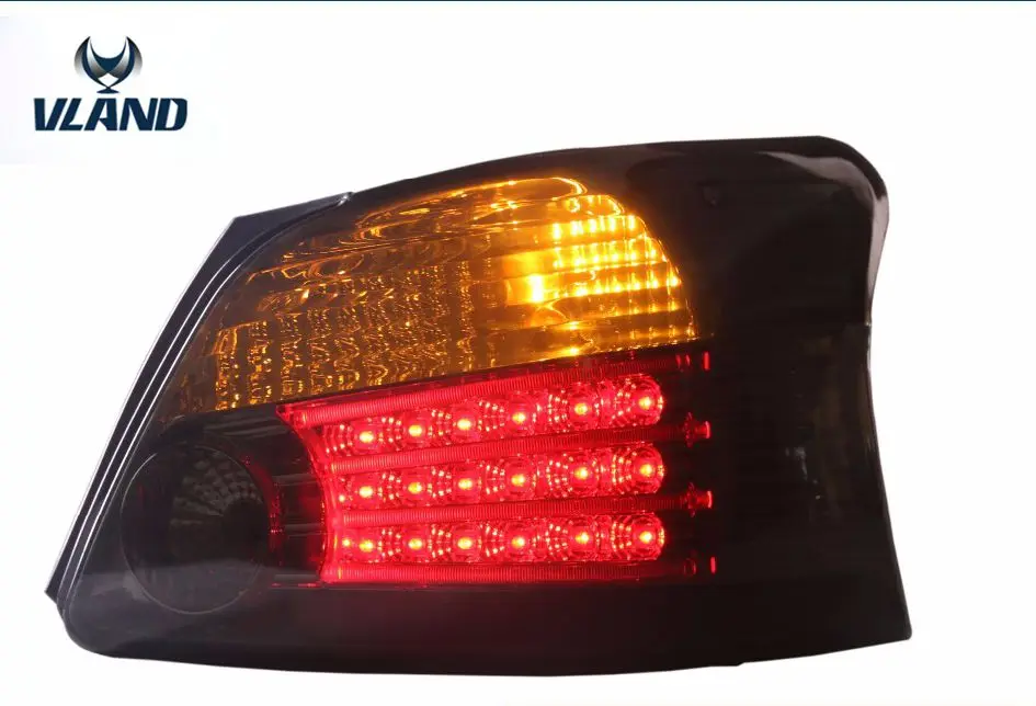 

VLAND Factory for Car Tail light for Vios LED Taillight 2008 2009 2013 for Viso rear light with DRL+Reverse+Brake plug and play