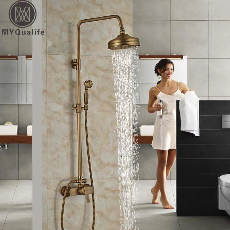 Wall Mount Outdoor Shower Faucet Antique Br 8 Rainfall Outdoor Shower Faucet Antique Br