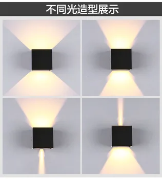 

L Outdoor wall light LED Modern minimalist LED wall lamp aluminum living room bedroom aisle lights creative bathroom bathroom