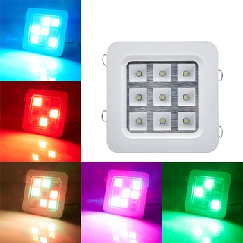 

9W 16W 220V Ceiling LED Strobe Lamp Flashing light Di Bar KTV Home Sound Control Stage Light Effect