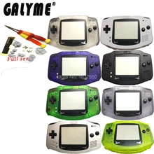 Новое поступление, пластиковый многоцветный чехол с мультяшными линзами для игровой консоли GameboyAdvance с черными кнопками DMG Boy Shell