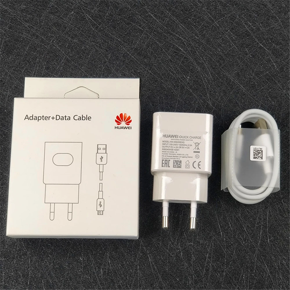 HUAWEI Быстрая Зарядка адаптер QuickCharge 9V 2A 18W micro USB кабель type-C Быстрая зарядка зарядные устройства для мобильных телефонов для P10 P9 P8