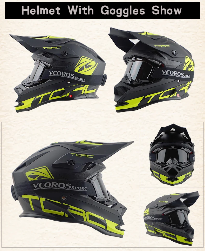TORC T32 moto cross helmet dirtbike ATV moto rcycle шлемы внедорожные moto racing helmet M L XL одобренный ECE матовый черный