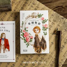 3 компл./1 лот Kawaii Винтаж девочек открытка открытки с днем рождения Бизнес Подарочные карты набор карт сообщение W-KP-1775