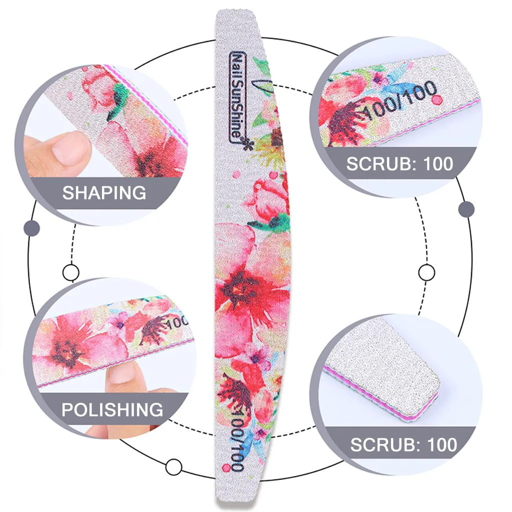 

Nail Files 6PC/set Nail Art Care Sanding Buffer Buffing Manicure Acrylic Gel File Tool Professional Decoration Women July9