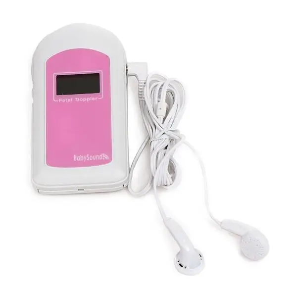 Contec BABYSOUND B Pocket Fetal Heart Doppler US FDA Approved LCD Gel + Headset