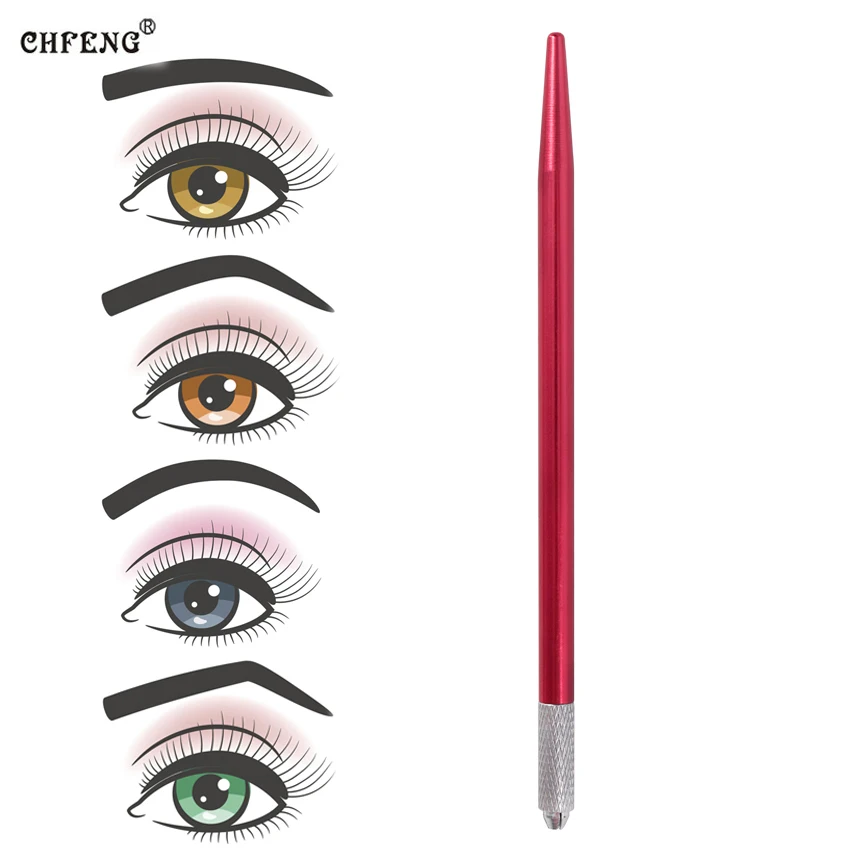 

Manual Pen Microblading Permanent Makeup Eyebrow Lip Eyeline 3D Embroidery Tattoo Machine Round Curved Tattoo Needles Blades