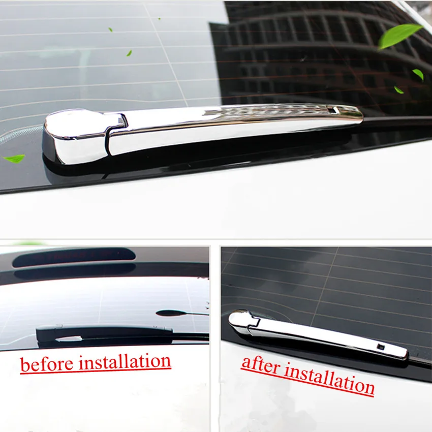 Accessori Auto Abs Cromato Tiguan Lunotto Parapioggia Copertura Trim Per Volkswagen Vw Tiguan 2017 2018