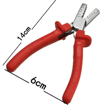

1pc Carbon Steel Cable Wire Terminal Crimper Pliers PZ 0.25-2.5mm2 Ferrule Crimping Tool 14cm Length