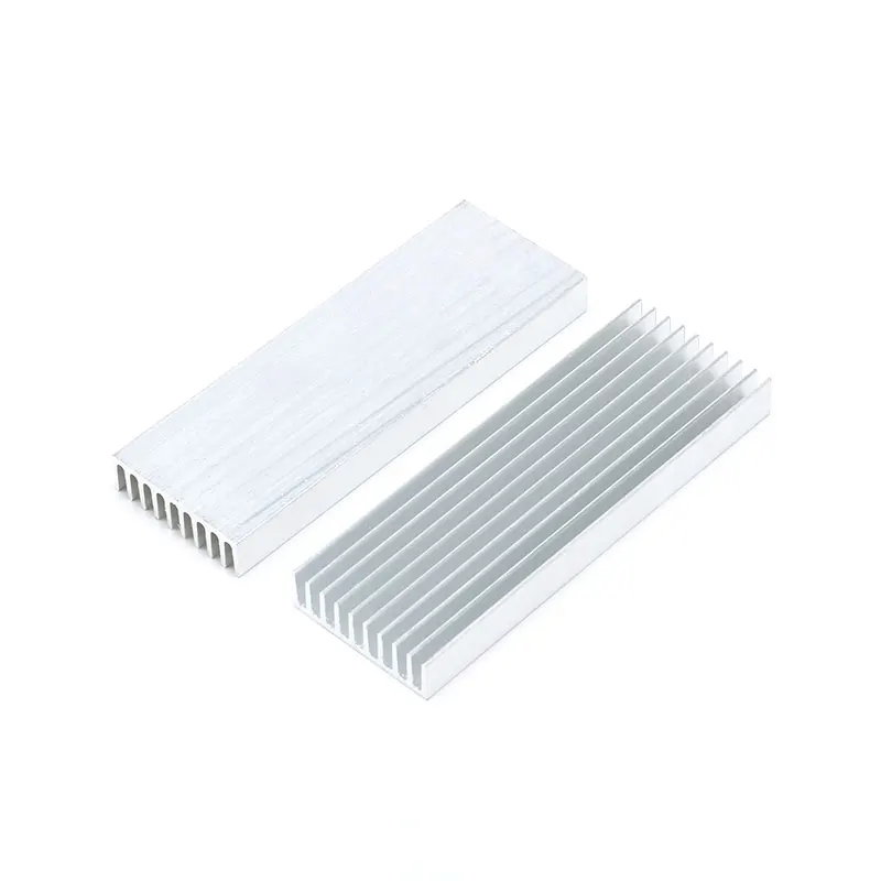 10 pcs 1003510mm Heatsink Cooler Cooling Fin Aluminum Radiator Heat Sink for LED, Power IC Transistor, Module PBC 100X35X10mm (2)