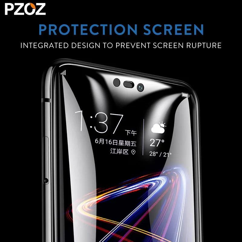 Закаленное стекло PZOZ для Huawei Honor 9X pro полноразмерное защитное покрытие Mate 20 X P20 lite