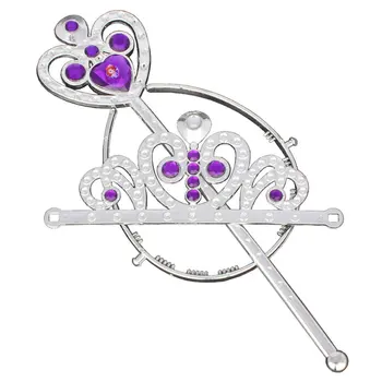 

1sets Princess Sofia The First Dress Outfits Purple Magic Wand Tiara Crown Jewelry Baby Girl Birthday New Year Christmas Gift