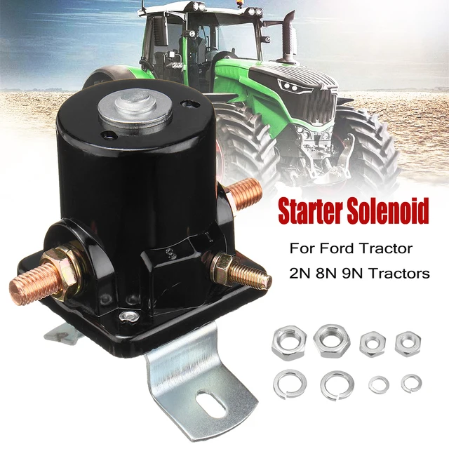 9n Ford Tractor >> 8n11450 12v 3 Post 12 Volt Starter Solenoid For Ford Tractor 2n 8n 9n Ford Tractor >> 8n11450 12v 3 Post 12 Volt Starter Solenoid For Ford Tractor 2n 8n