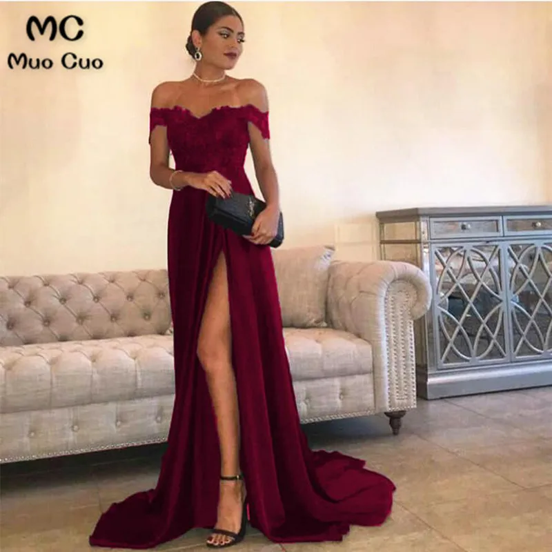 off the shoulder prom dresses short