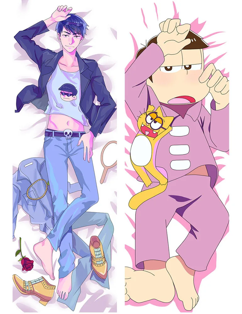 Аниме Dakimakura Osomatsu san Matsuno Jyushimatsu обнимающая Подушка Наволочка Чехол постельное