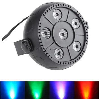

Mini 36W Dj Laser Disco Ball Stage Light 6 Led Rgb Wash Effect Portable Stage Par Light Auto Sound Activation Indoor Disco Lamp
