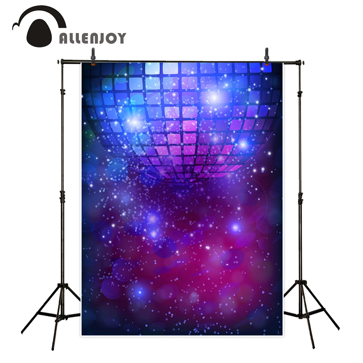 Allenjoy nightclub theme photography background spotlight amaranth party Bokeh Festivals Activities celebration photo backdrops |