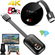 2,4G/5G 4 K беспроводной WiFi зеркальный Кабель HDMI адаптер 1080 P дисплей ключ для iPhone samsung Xiaomi Huawei Android телефон к ТВ