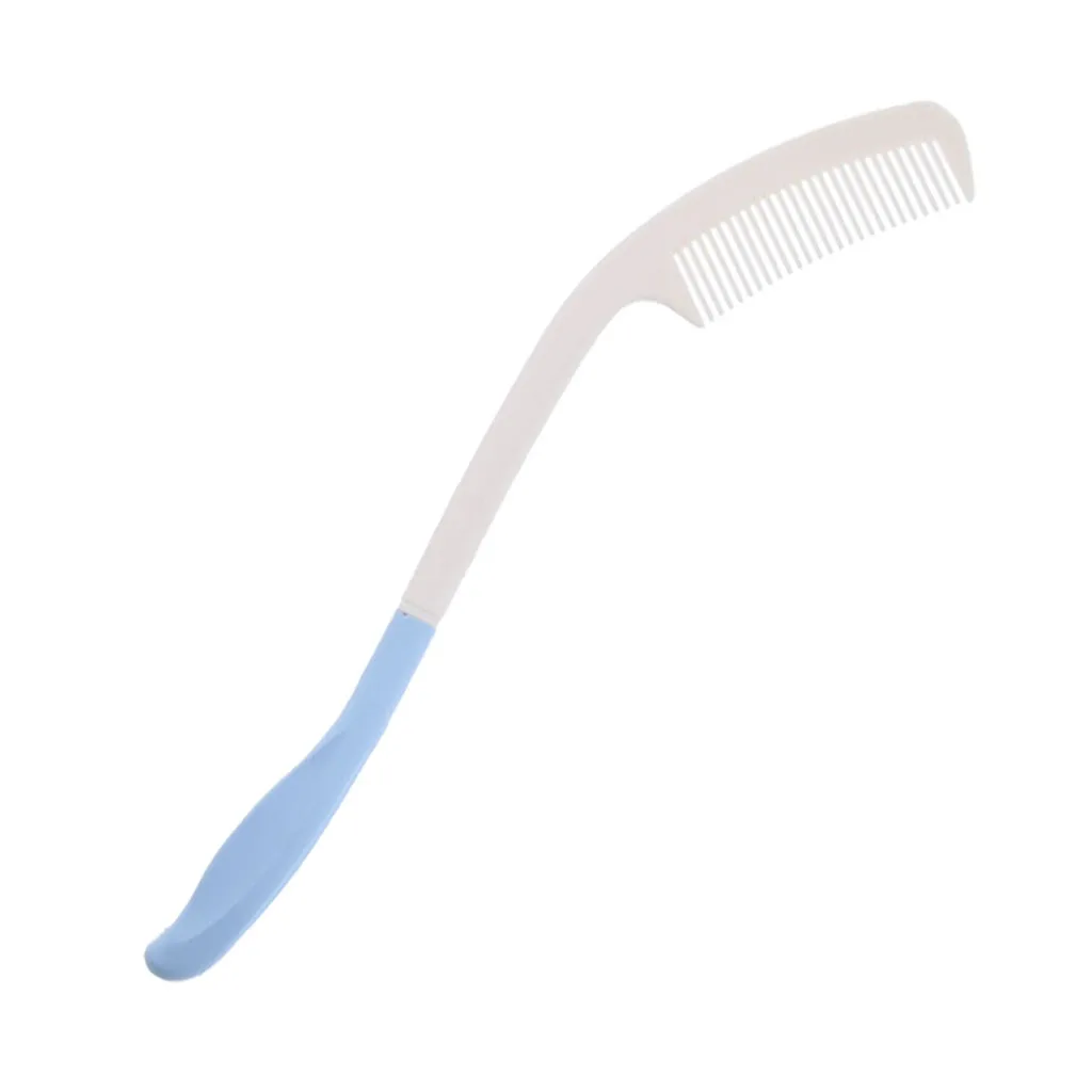 Long Reach Hair Comb Hairbrush Tool for Elderly Arthritis Hand Disabled Women Men 14 inches