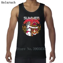 Synthwave Летний жилет супер Солнечный свет стильная Натуральная мужская майка с принтом хорошего качества сплошной цвет Anlarach нижнее белье