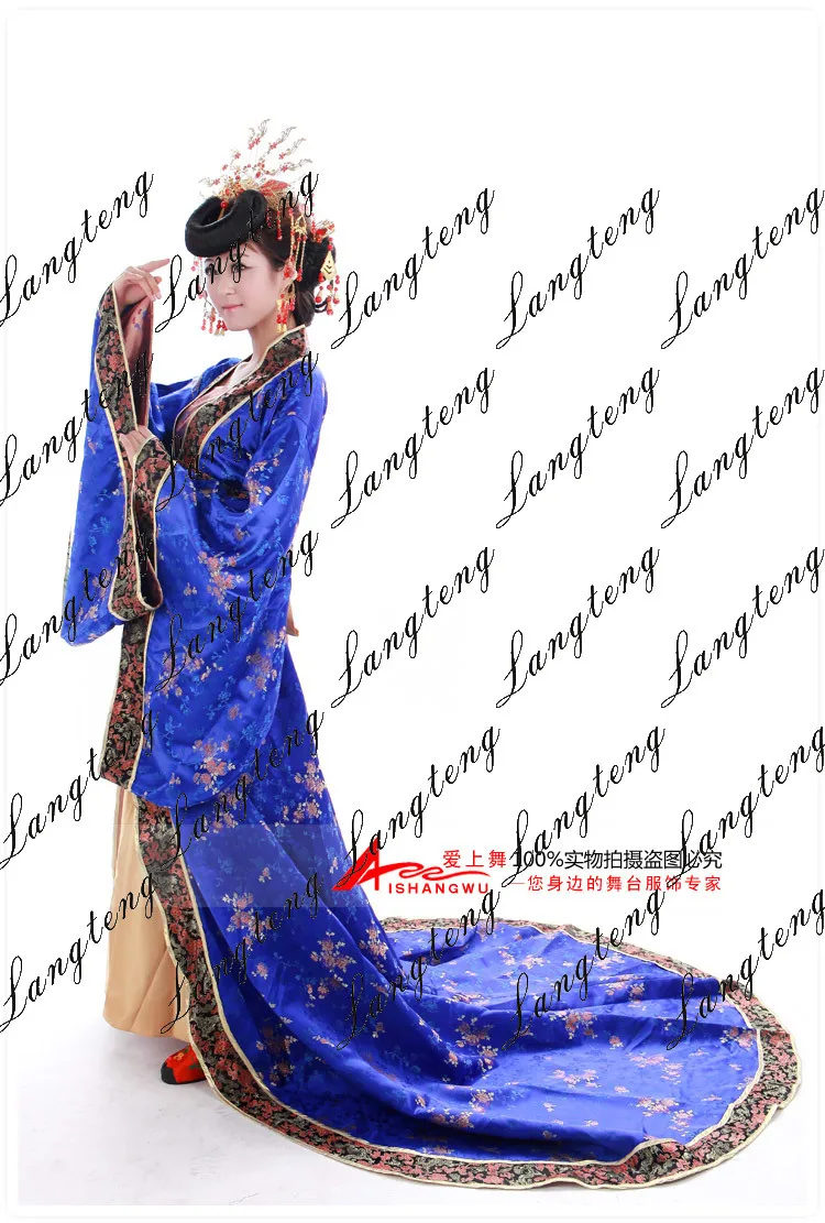 Новинка года древней китайской Костюмы костюм Тан костюм Hanfu Одежда сцены костюм Тан поезд великолепно