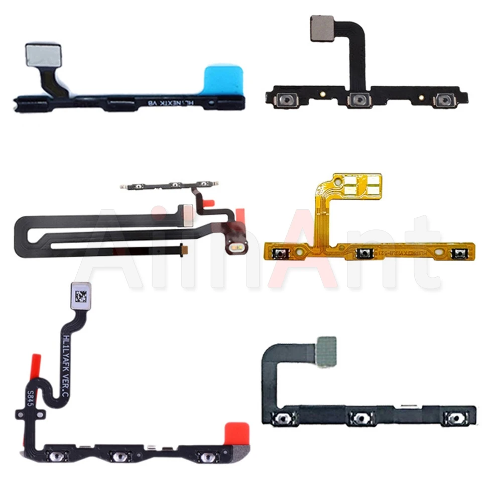 

AiinAnt Original Power Video Volume Flex Cable For Huawei Mate 7 8 9 10 20 Lite Plus Pro Power Flex Parts