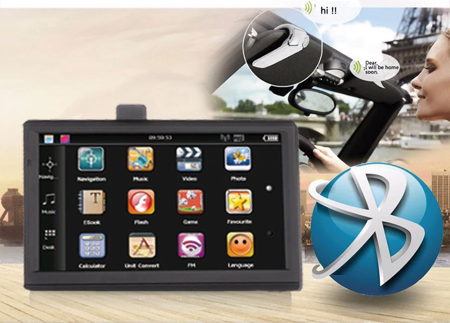 Катарина 7 дюймов HD Автомобильный GPS навигатор FM Bluetooth AVIN Navitel 2018 последняя