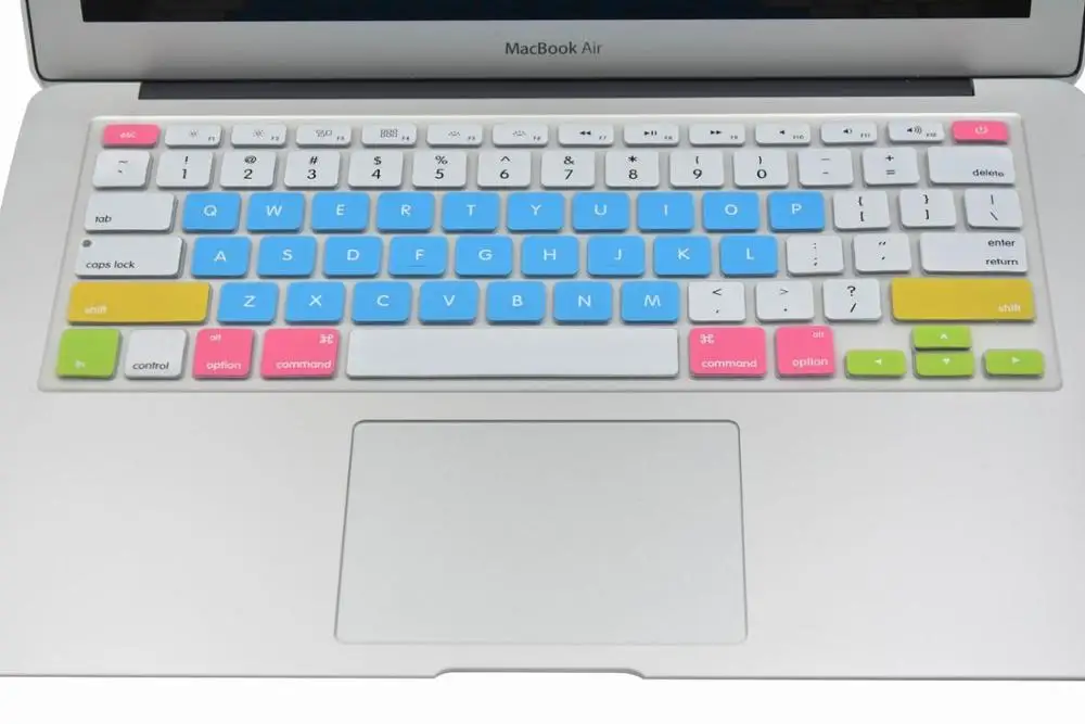 1 2 шт./лот крышка клавиатуры Candy серии Силиконовый кожи для MacBook 13 Air 13 Pro 15 Pro 17 Pro(с или без Retina Дисплей - Цвет: 1