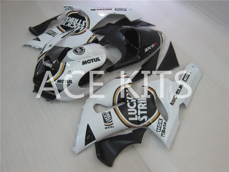 Мотоциклетный обтекатель abs для kawasaki Ninja ZX6R 599 636 2005 2006 впрыска топлива bodywor любого цвета, подходят к любому у ACE № 269