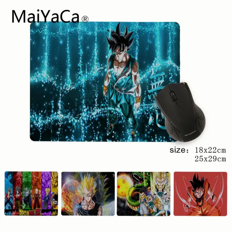 

MaiYaCa Cool New Dragon Ball Z Customized laptop Gaming small mouse pad Rubber PC Computer Mousepad For PC Laptop Notebook