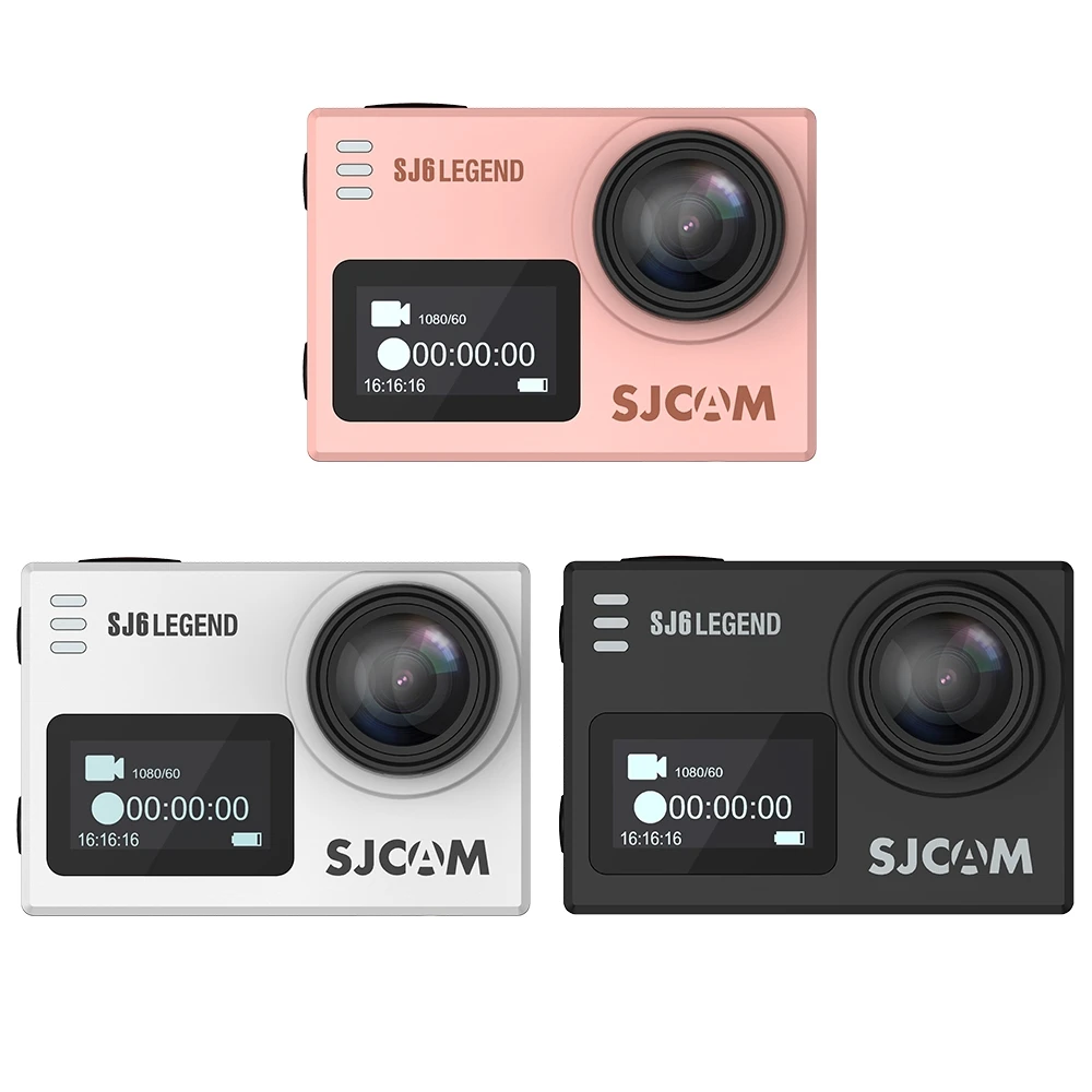 Экшн камера SJCAM SJ6 LEGEND 4 к wifi 1080 P/30fps 2 0 lcd 170 объектив Спорт Ultra HD DV 30 м водостойкий