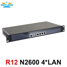 Partaker R12 сетевой безопасности устройство-брандмауэр R2 N2600 VPN брандмауэр с 4 портами Gigabit ethernet