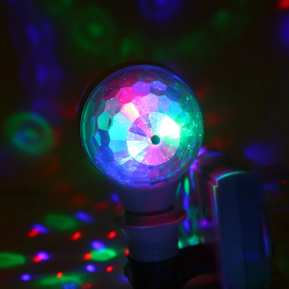ICOCO LED 6 Вт Вращающаяся лампа с двойной головкой волшебная сценическая диско