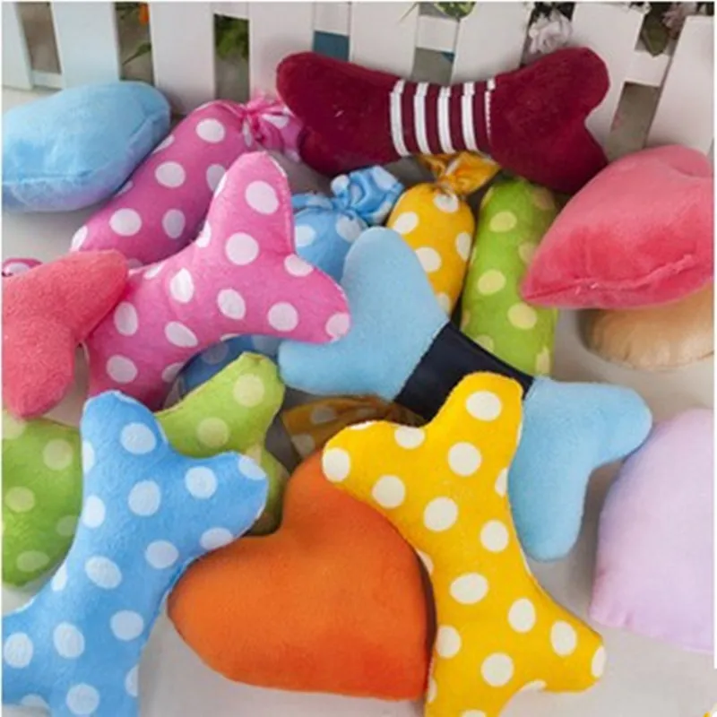 New Dog Toys Plush different Shape Dog Chew Squeaker Toy Colorful Cat