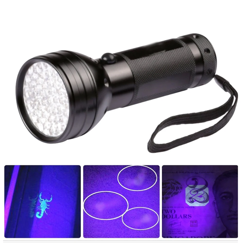 20pcs/lot 395NM Ultra Violet 51 LED UV Blacklight Torch Scorpion