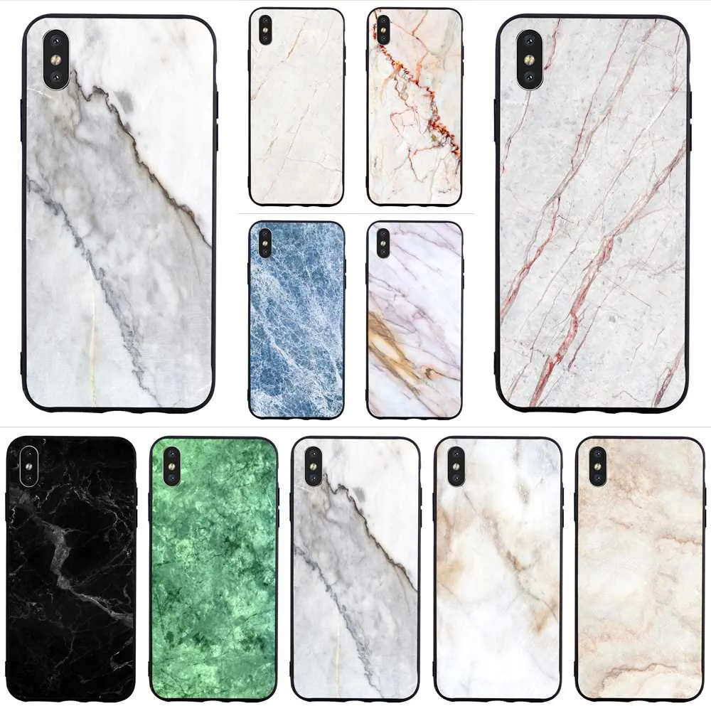 

Print Pure Marble Phone Cover for iPhone Xs Case Max X 6 6S XR 8 Plus 7 5S 5 SE TPU