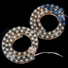 Brand New 1pair 50cm 48 LED font b light b font 12V 2W Universal Strip Style