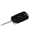 jingyuqin Remote Flip Folding Key Shell Case For Chrysler Sebring Pacifica Dodge Avenger Nitro Jeep Wrangler Liberty 3 +1 Panic ► Photo 2/3
