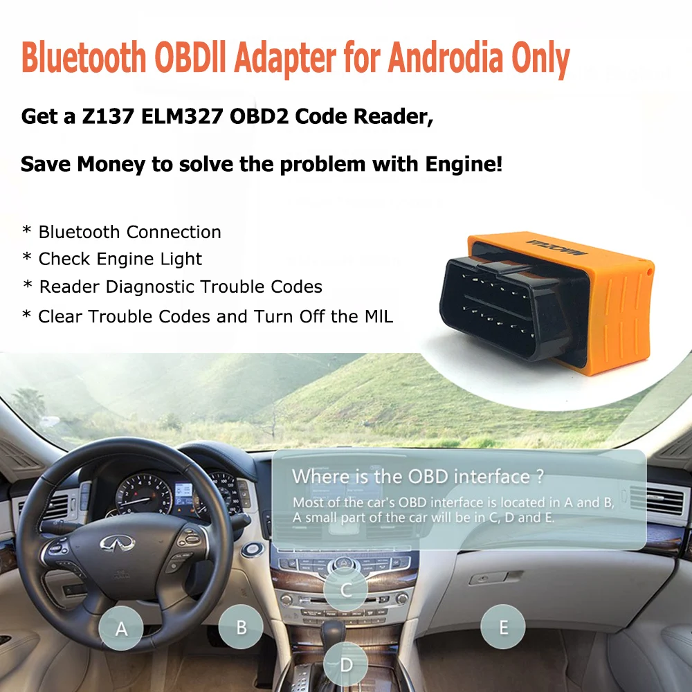 Супер Мини elm327 V1.5 Z137 Bluetooth elm327 OBD2 автомобильный диагностический инструмент OBD2 сканер адаптер считыватель кодов Авто диагностический инструмент