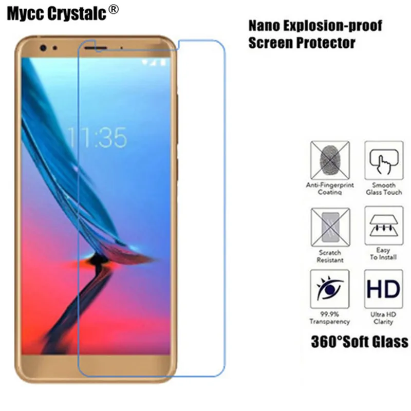

Mycc crystalc Soft Glass Nano Explosion-proof Screen Protector For ZTE Blade V9 Film
