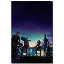 STAR LORD – Guardian of The Galaxy Art Silk Fabric Poster Print 13×20 24x36inch Superheroes Movie Picture for Room Wall Decor 24