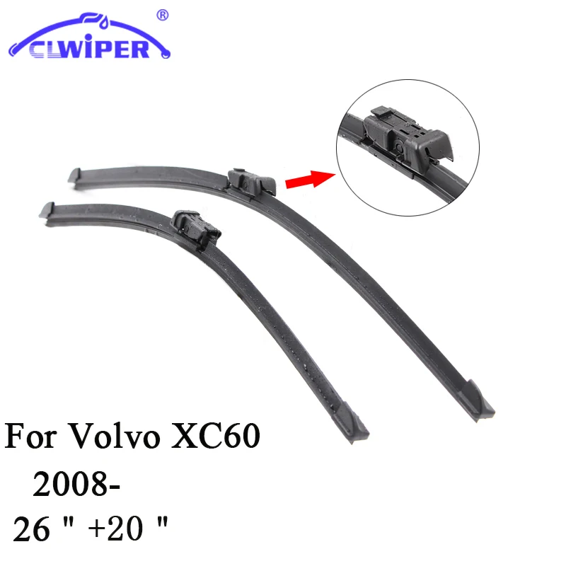 CLWIPER Wiper Blades For VOLVO XC60 (2008 ) 2009 2010 2011 2012 2013